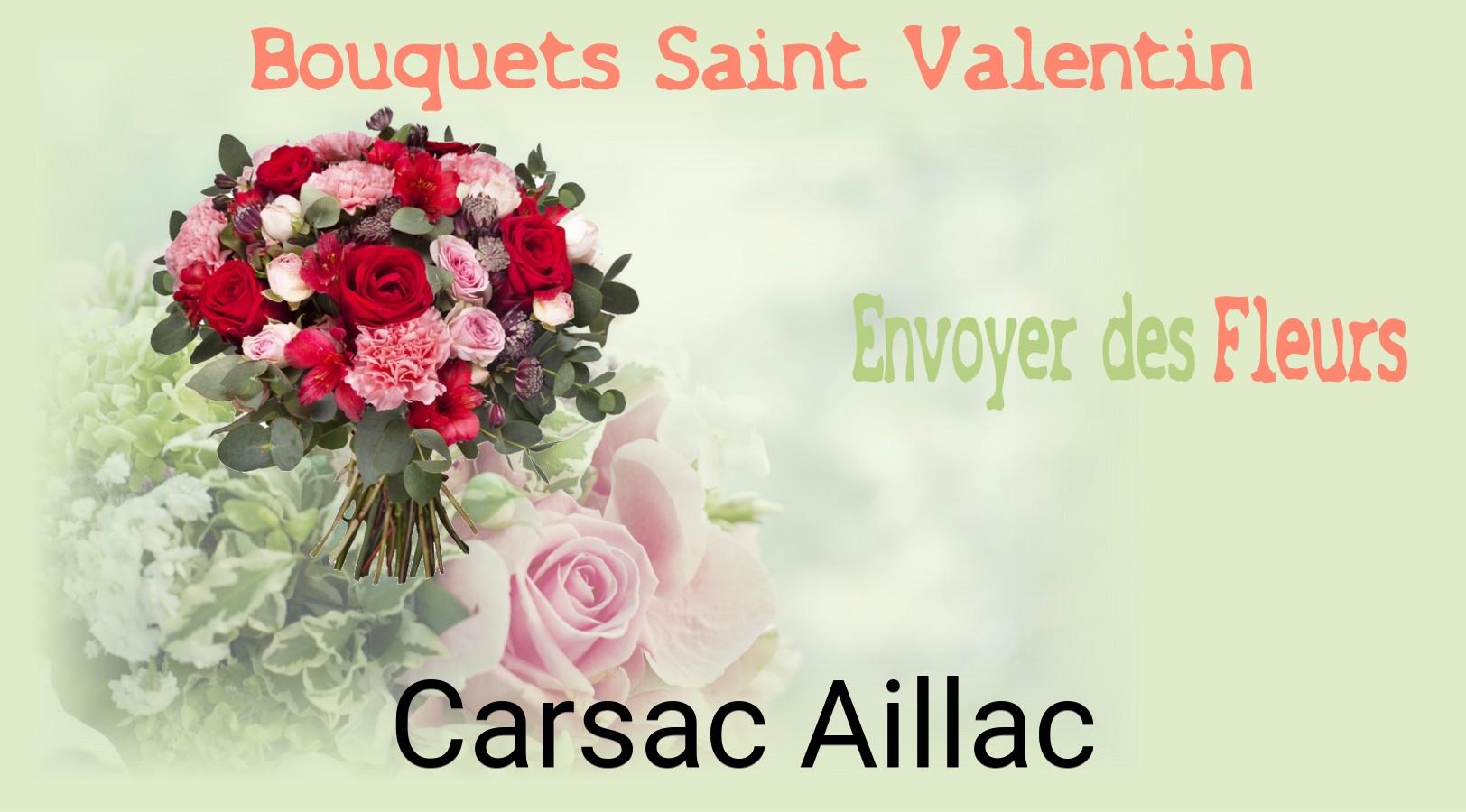 Roses de Saint-Valentin livrées à Carsac-Aillac